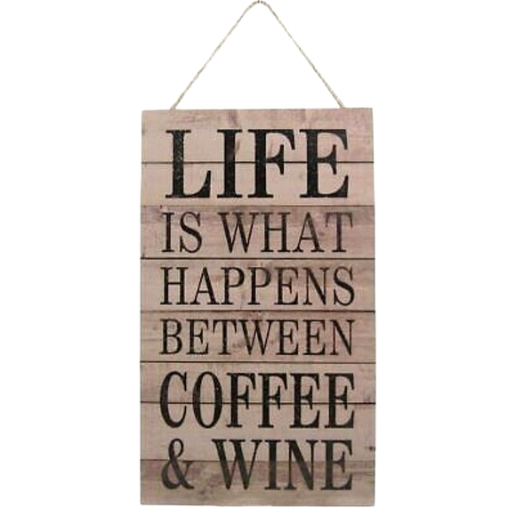 Coffee & Wine Farmhouse Sign - Picture 7 of 7